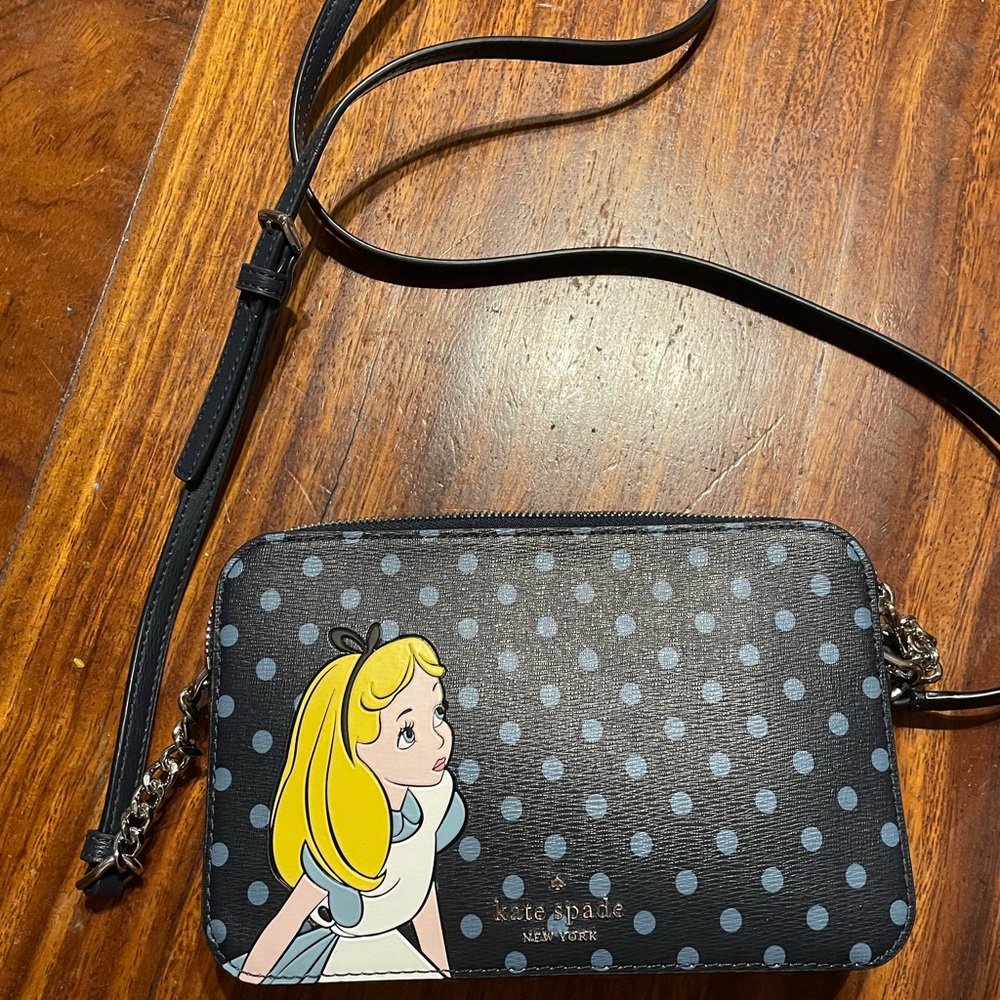 Kate Spade Disney x Alice in Wonderland crossbody. Only used ONCE